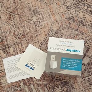 Schlage BR400 Sense Wi-Fi Adapter, White (2.4GHz WiFi only)